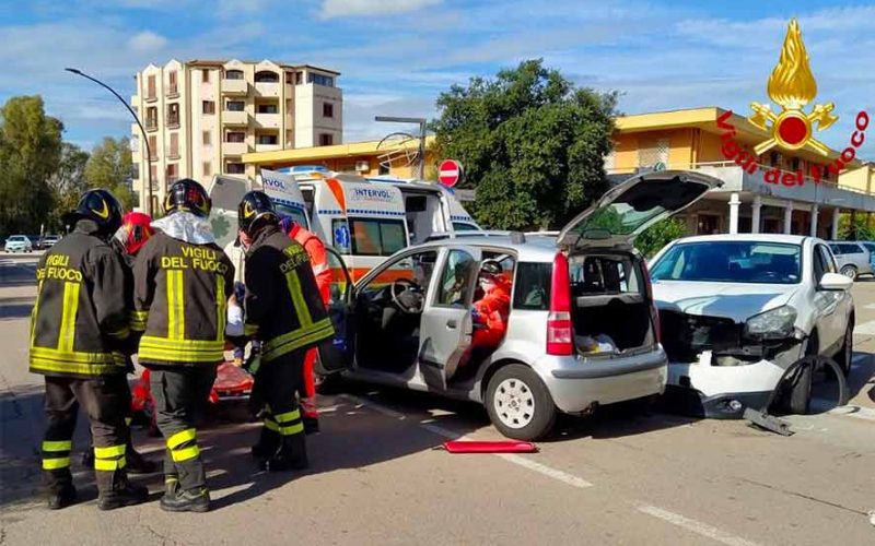 Incidente stradale a Olbia