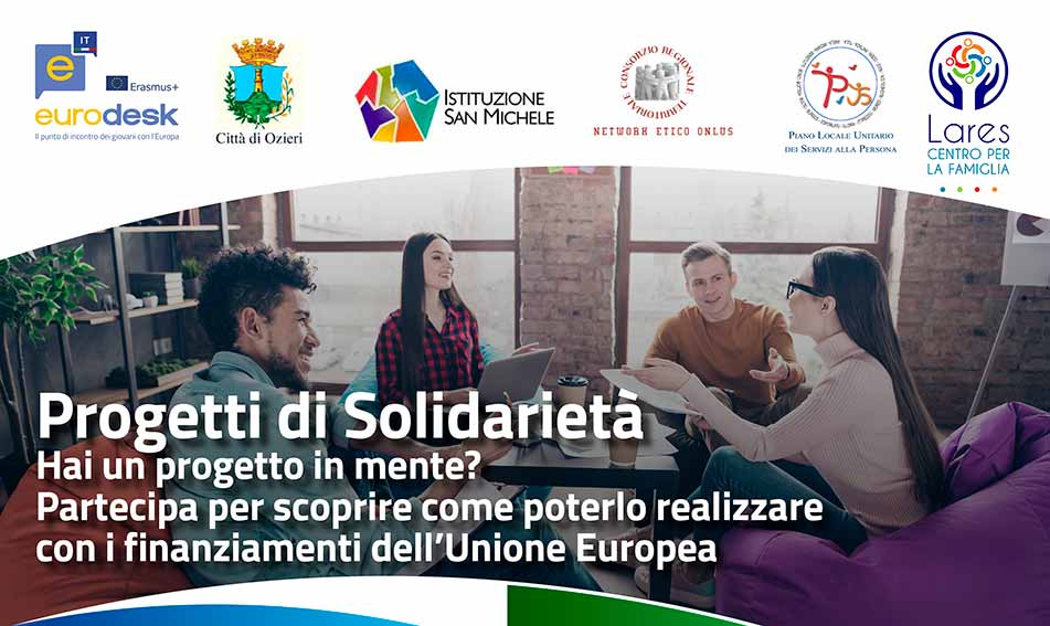 Centro Lares, venerdì a Ozieri un laboratorio di progettazione europea per giovani 1 Lares Ozieri