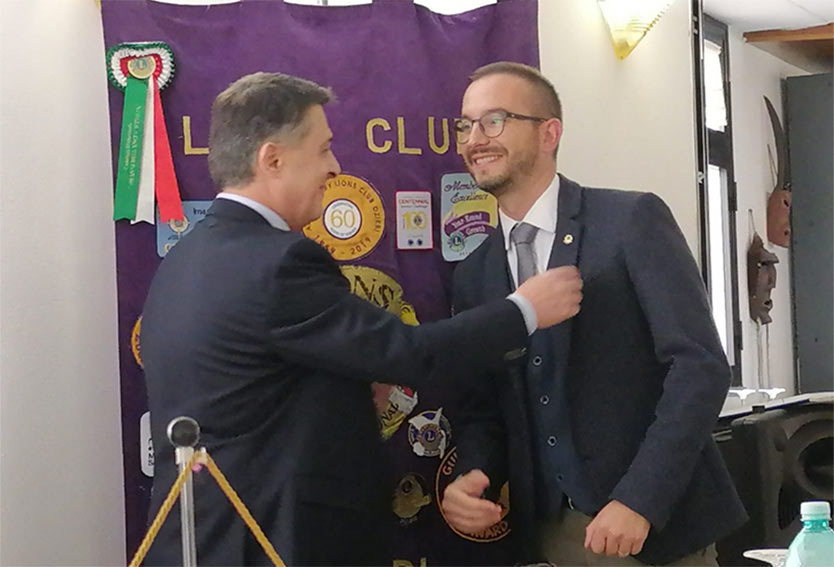 Presidente Lions Club Ozieri Luca Saba