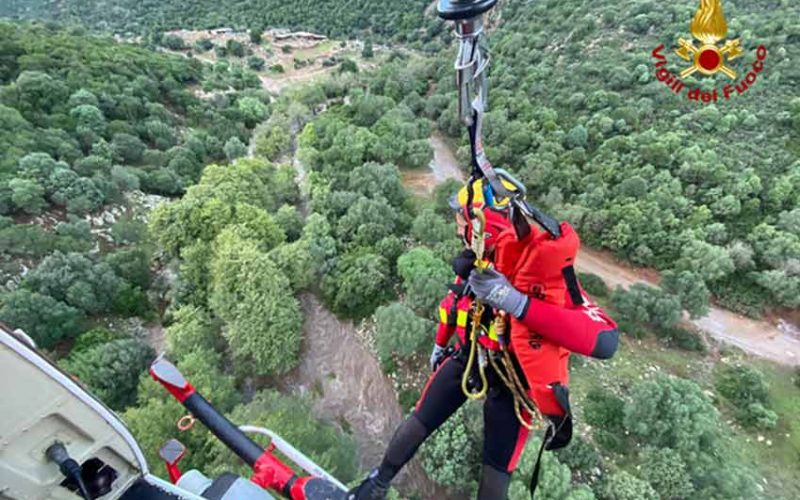 Vigili del Fuoco a Villa San Pietro