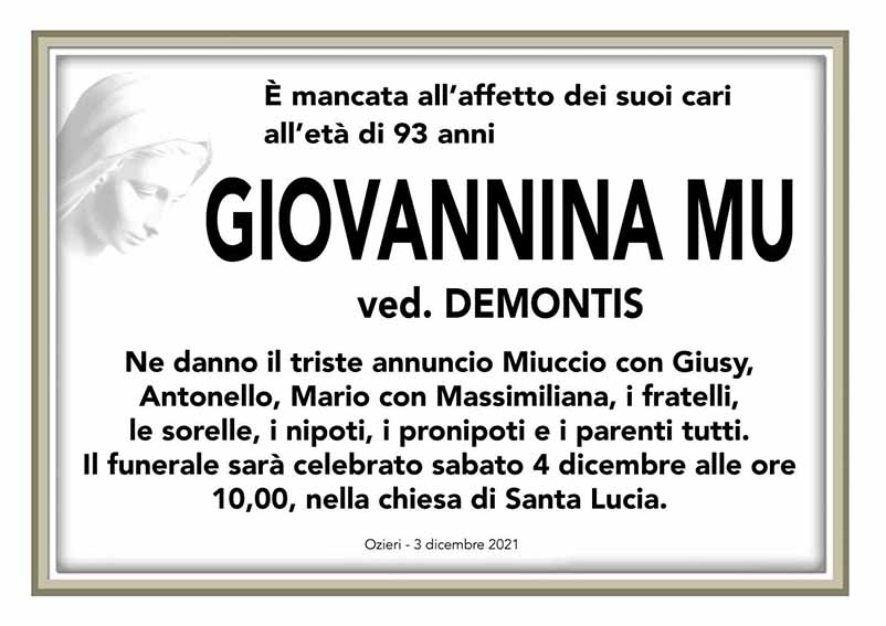 Necro Ozieri 246 Giovannina MU