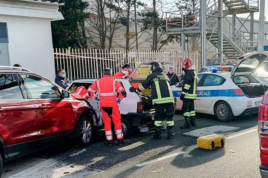 Incidente Cagliari viale Marconi 1