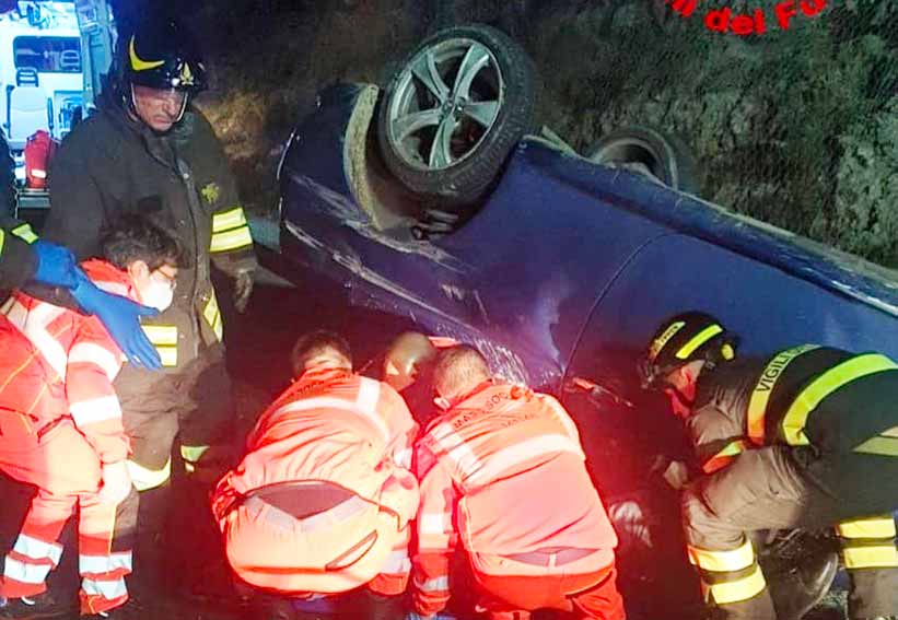 Incidente sassari 131 cementificio