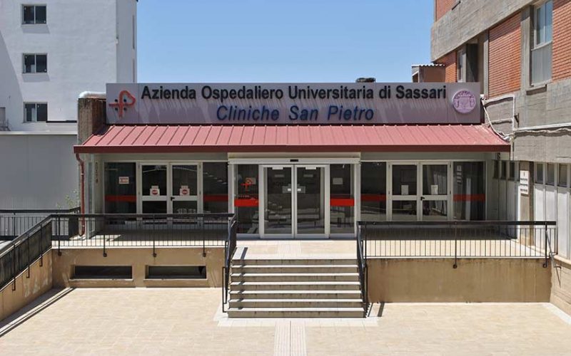 Ingresso Cliniche San Pietro aou Sassari