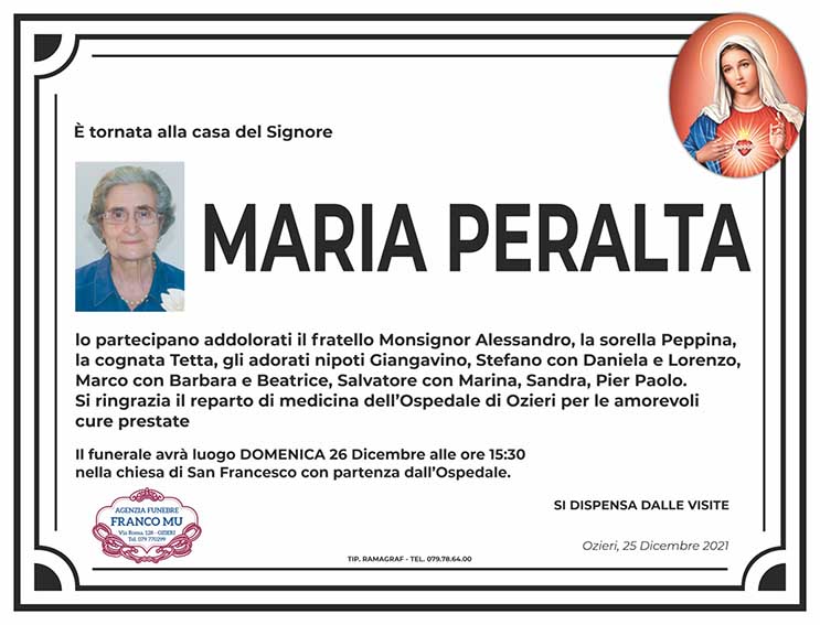 Necro Ozieri 231 Maria Peralta