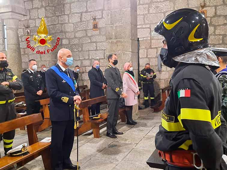 Santa barbara Vigili e Capitaneria di Porto Olbia