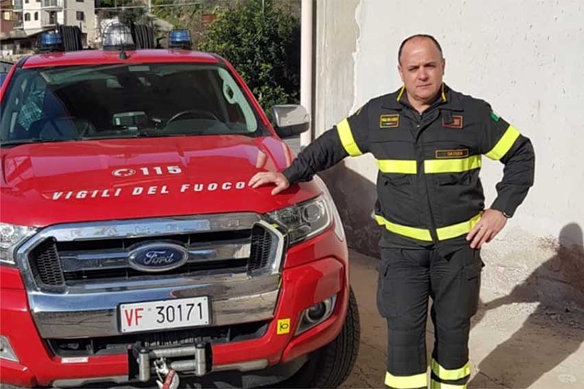 Elio Langiu è il nuovo capo distaccamento dei Vigili del Fuoco di Ozieri 1 Elio Langiu Vigili del Fuoco Ozieri