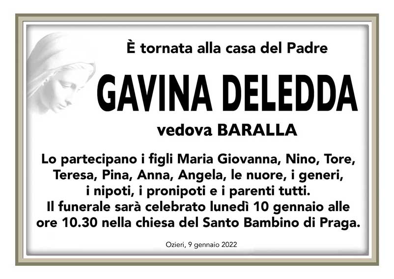 Gavina Deledda Baralla