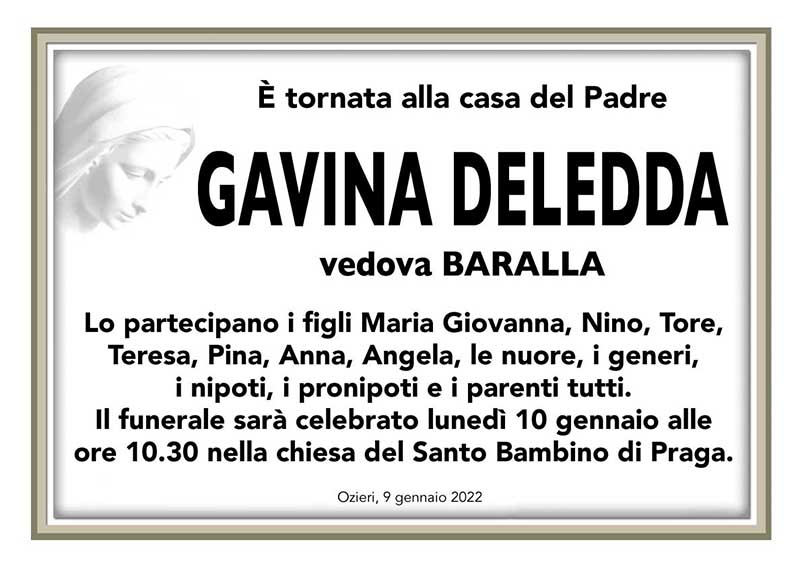 Necro Ozieri 226 Gavina Deledda Baralla