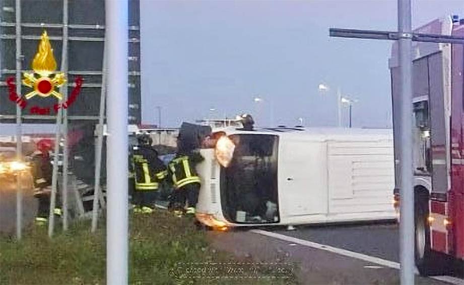 Incidente rotatoria Felix Olbia