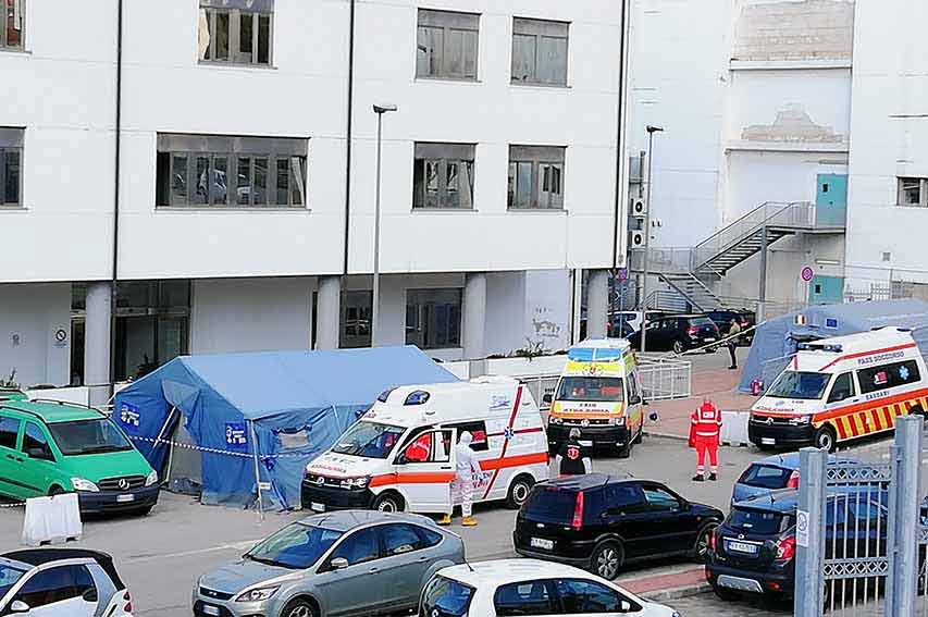 Desirè Manca (M5s): «L'ospedale di Sassari sta collassando. Distribuzione casi Covid indecente» 1 Malattie infettive ospedale Sassari