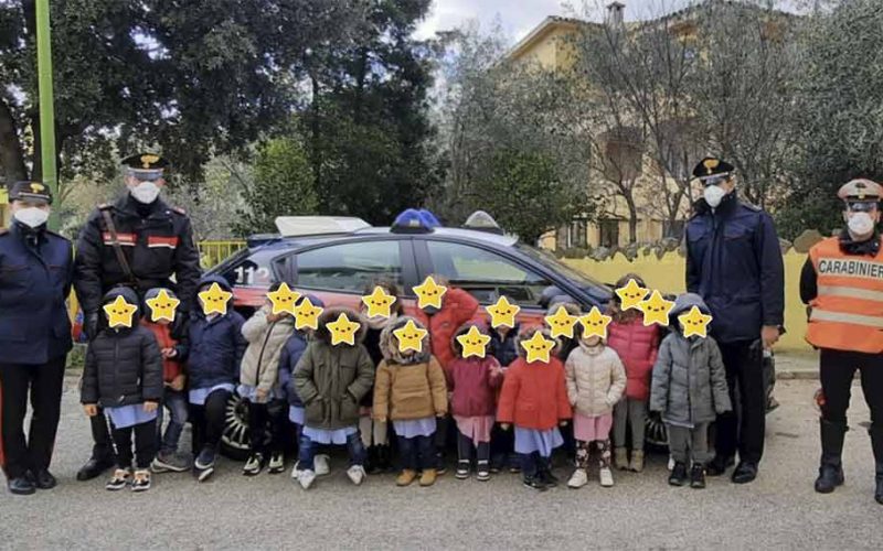Carabinieri Siniscola bambini torpe