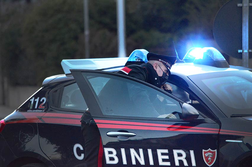 Carabinieri pattuglia notte