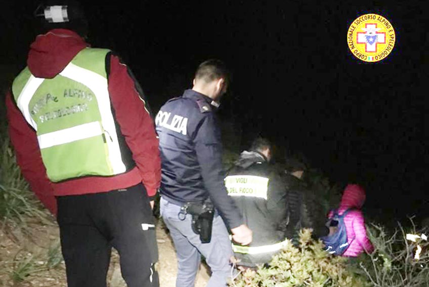Iglesias, soccorsi 2 escursionisti in difficoltà sul sentiero Miniere nel Blu 1 Escursionisti iglesias