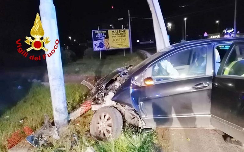 Incidente Cagliari viale Marconi