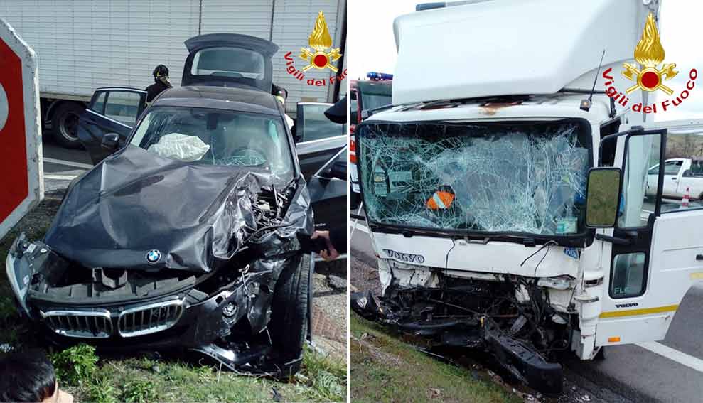 Macomer, doppio incidente sulla 131: contuse due persone 1 Incidente Macomer