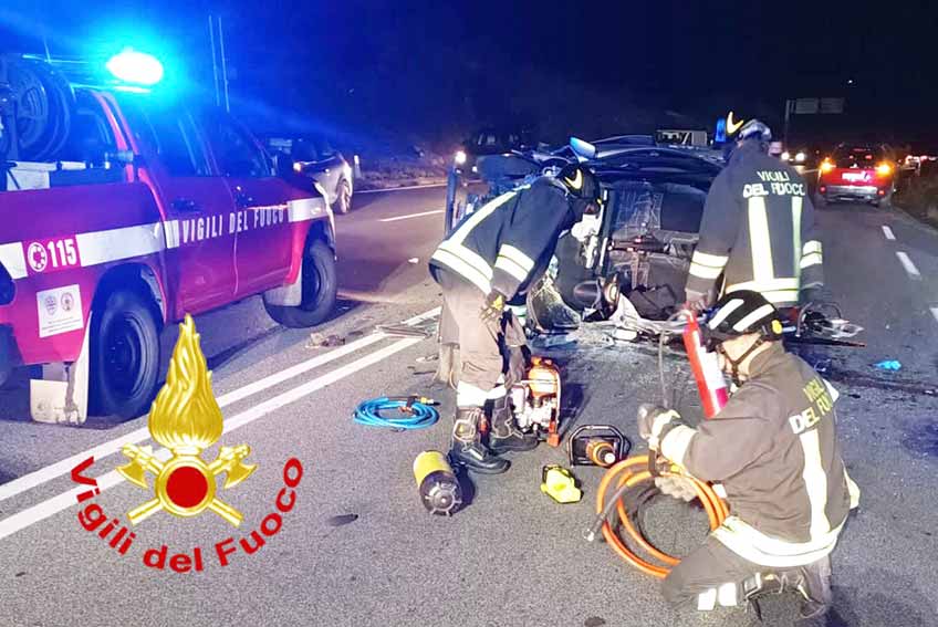 Olbia, scontro tra due auto sulla sp 16: gravi i due conducenti 1 Incidente Olbia provinciale 16