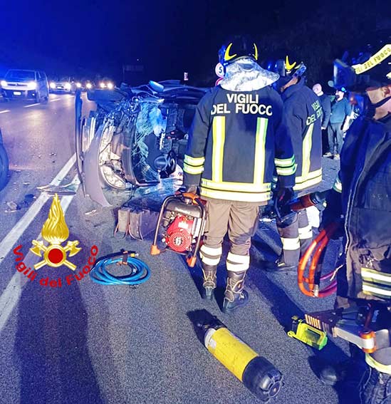 Olbia, scontro tra due auto sulla sp 16: gravi i due conducenti 2 Incidente sp 16 Olbia