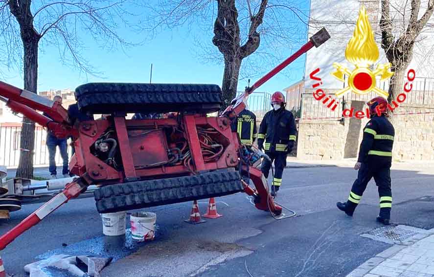 Incidente sul lavoro Nuoro