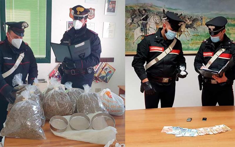 Operazione carabinieri Olbia e Loiri Porto San Paolo