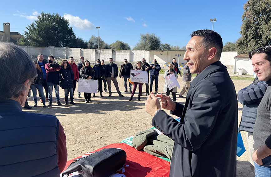Sit-in dei lavoratori della Ge.Na. di Sassari, Piu (Progressisti): «Occorre aprire tavolo per adeguamento tariffe» 1 piu lavoratori Ge.Na . Sassari