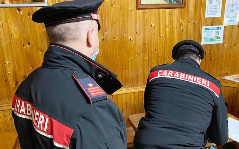 Carabinieri controlli fine settimana