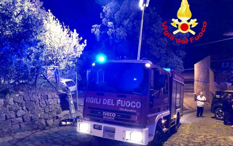 Incendio appartamento Bono