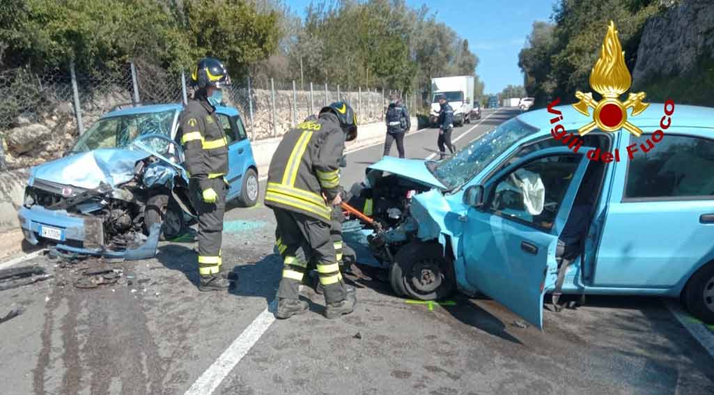 Sassari, incidente a San Camillo: feriti un uomo e una donna 1 Incidente San Camillo Sassari