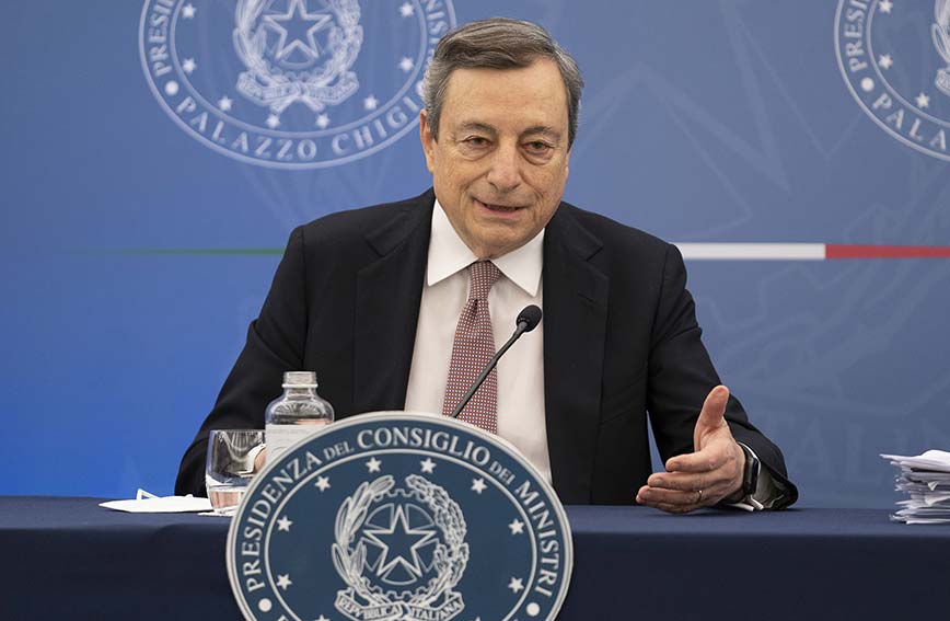 Loi (Uiltec): «Soddisfazione per la firma del Dpcm Sardegna sulla metanizzazione e infrastrutturazione dell'Isola» 1 Mario Draghi