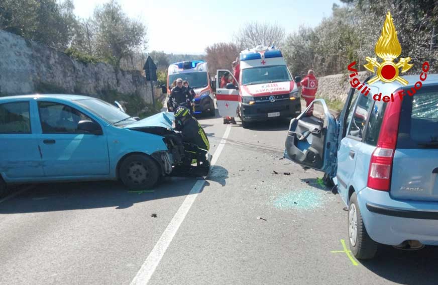 Sassari, incidente a San Camillo: feriti un uomo e una donna 2 Sassari incidente San Camillo
