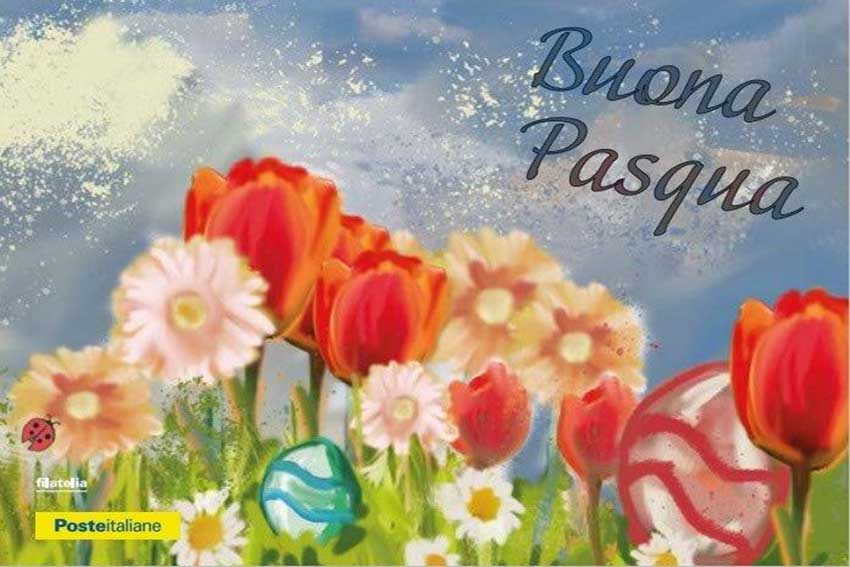 Sassari, negli uffici postali della Provincia la cartolina dedicata alla Pasqua 1 CARTOLINA PASQUA Poste Italiane Sassari