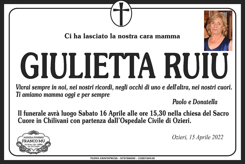Necro Ozieri 182 Giulietta Ruiu