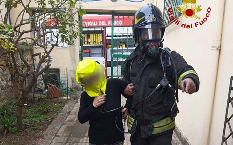 Incendio appartamento Sassari