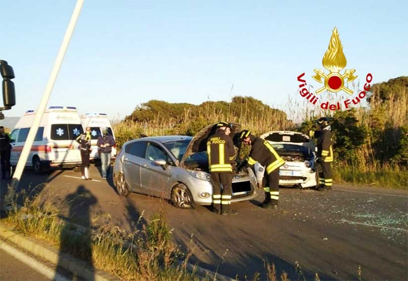 Cagliari, incidente in viale Poetto
