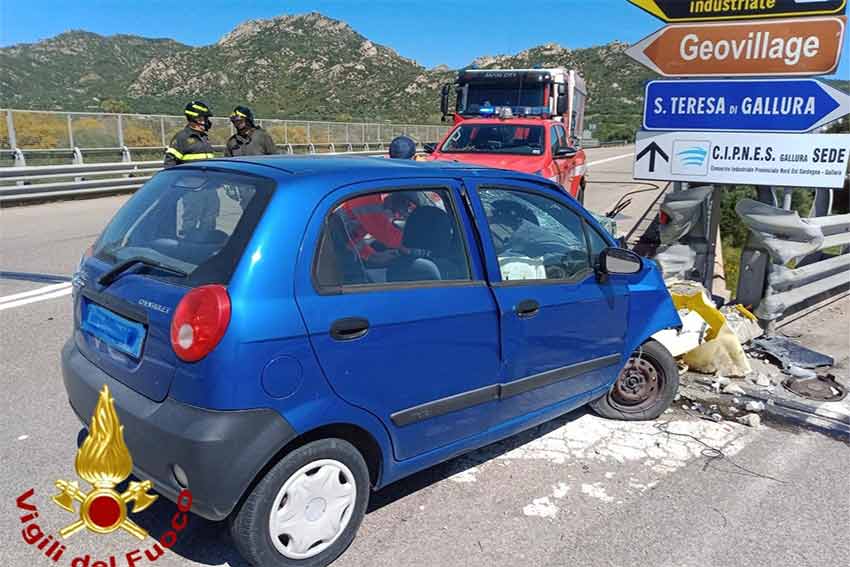 Tragico incidente a Olbia, auto contro guard rail: muore 32enne 1 Incidente Olbia panoramica