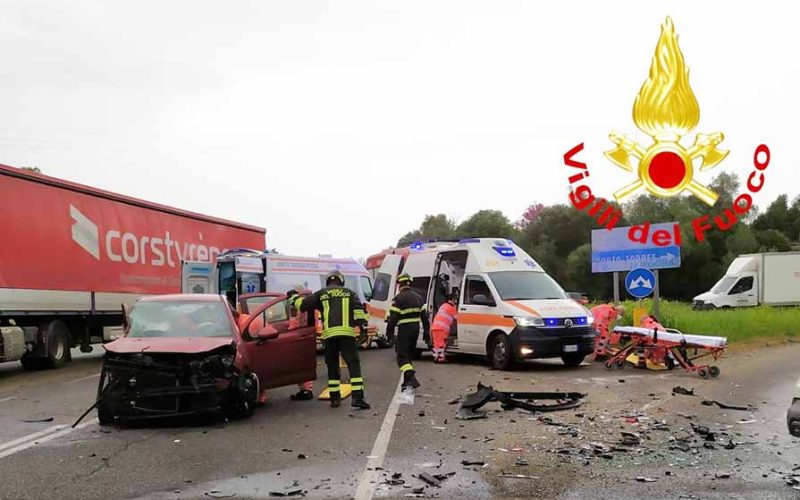Incidente Sassari Via Giovanni Paolo II