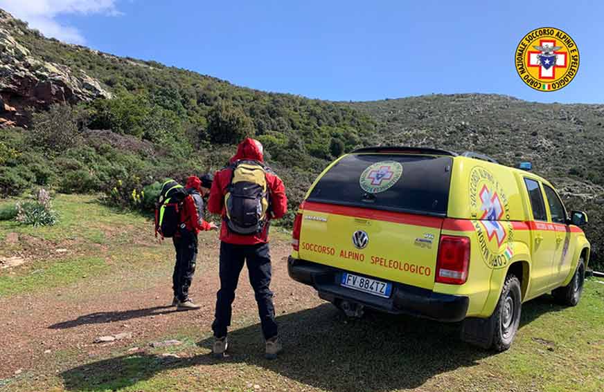 Sinnai, intervento del Soccorso Alpino nei Sette Fratelli per un escursionista in difficoltà 1 Soccorso alpimo e speleologico