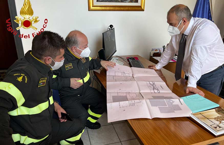 Vigili del Fuoco Villagrande Strisaili sindaco