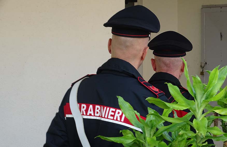 Carabinieri a piedi