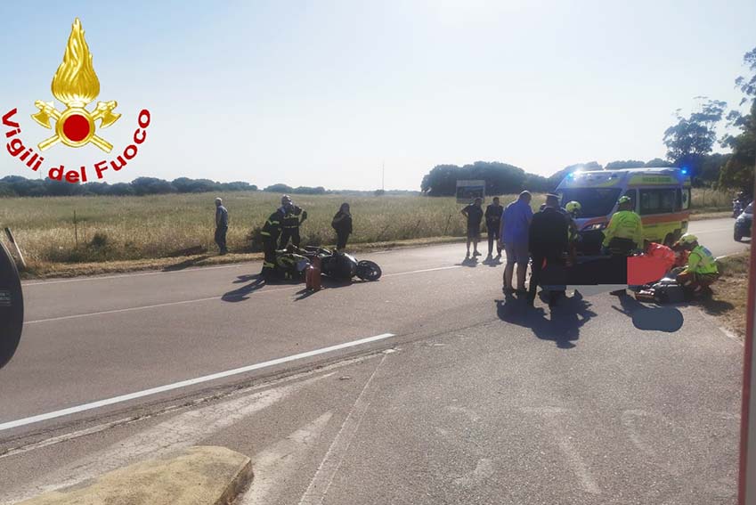 Incidente Arzachena motociclista