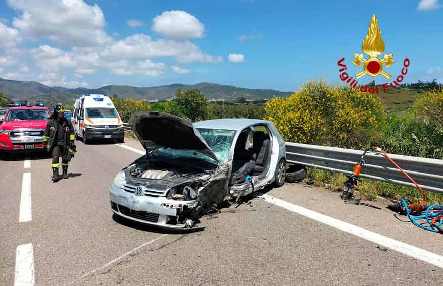 Incidente statle 125 san Vito