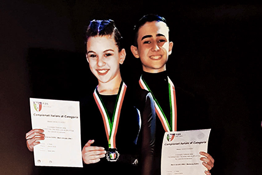 Latino-americano, Mario Donato Vinci e Marianna Doro vice campioni italiani per la classe C 14-15 FIDS 1 Mario Vinci Marianna doro
