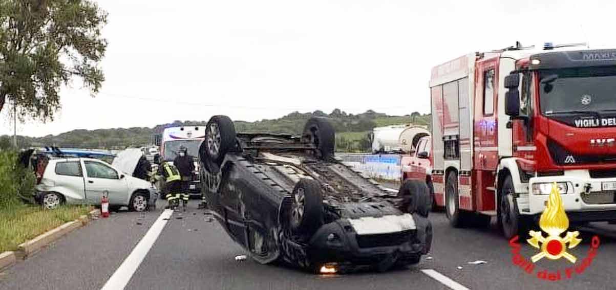 incidente stradale Olbia Sassari