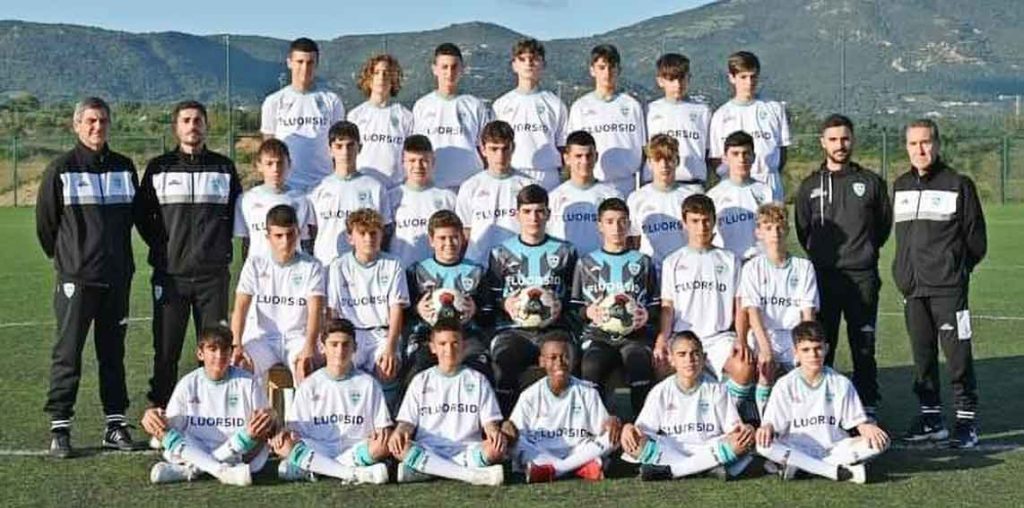 la squadra Under 14 dellOlbia Calcio