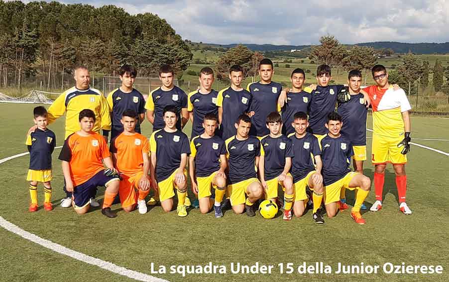 squadra under 15 Junior Ozierese