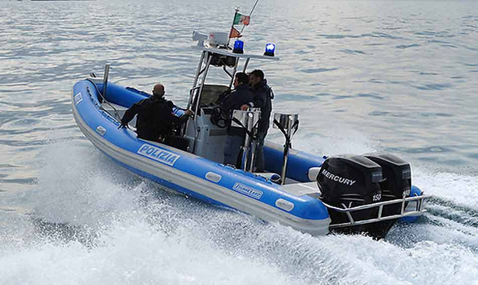 Gommone Polizia