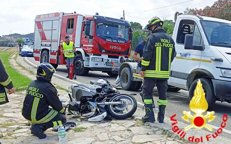 Incidente strada Olbia Porto Rotondo