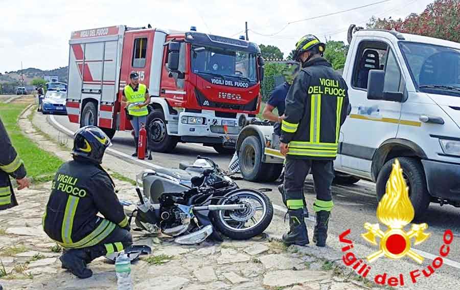 Incidente strada Olbia Porto Rotondo