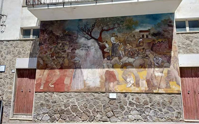 Murale Cambattenti Ozieri Liliana Cano