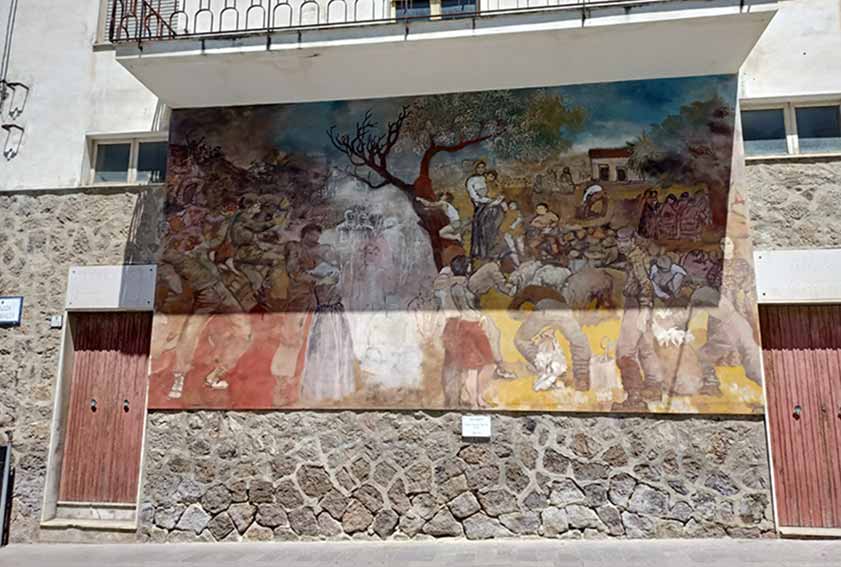 Murale Cambattenti Ozieri Liliana Cano